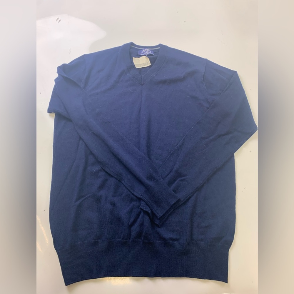 Jeremy Argyle blue wool sweater size M